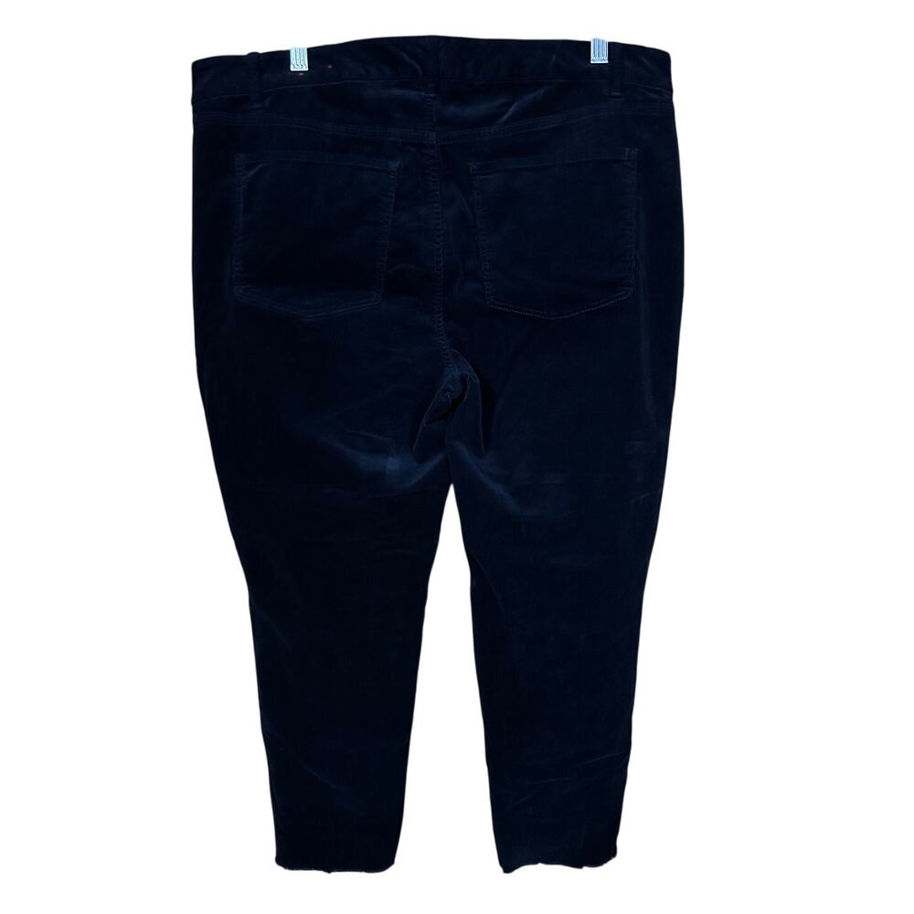 Talbots Flawless Five Pockets Woman Slim Ankle Frayed Ankle Corduroy Pant Sz 16W - Picture 2 of 6